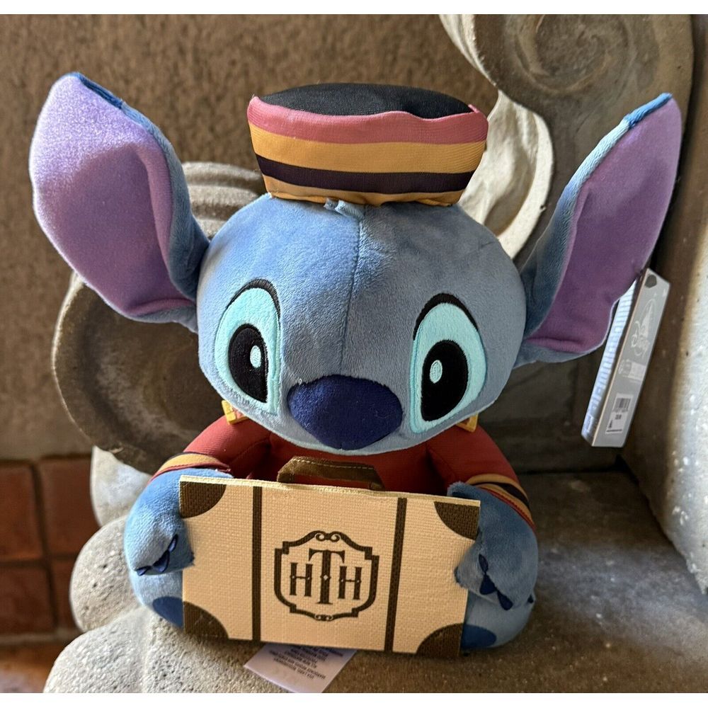Disney Parks 2024 Tower Of Terror Hotel Stitch Plush Toy HTH NEW
